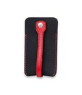 Шкіряна ключниця 1.0 чорна з червоним картинка, зображення, фото