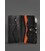 Кожаный тревел-кейс 4.0 черный с оранжевым картинка, изображение, фото