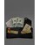 Шкіряне портмоне 4.2 на кнопці чорне картинка, зображення, фото