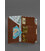 Кожаный тревел-кейс 3.0 светло-коричневый с мандалой Crazy Horse картинка, изображение, фото