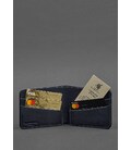 Чоловіче шкіряне портмоне 4.1 (4 кишені) синє Crazy Horse картинка, зображення, фото