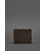 Чоловіче шкіряне портмоне 4.1 (4 кишені) темно-коричневе картинка, зображення, фото