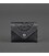 Шкіряний жіночої кард-кейс 3.0 чорний з мандалою картинка, зображення, фото