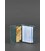 Кожаный кард-кейс 7.0 зеленый с перьями картинка, изображение, фото