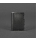 Кожаный кард-кейс (визитница) 6.0 черный картинка, изображение, фото
