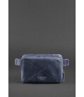 Шкіряна поясна сумка Dropbag Mini синя картинка, зображення, фото