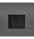 Мужское кожаное портмоне черное Краст 1.0 зажим для денег картинка, изображение, фото