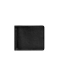 Мужское кожаное портмоне черное Краст 1.0 зажим для денег картинка, изображение, фото
