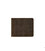 Чоловіче шкіряне портмоне темно-коричневе 1.0 затиск для грошей Карбон картинка, зображення, фото