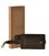 Шкіряна бірка для багажу Бланк-тег темно-коричнева Карбон картинка, зображення, фото