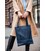 Кожаная женская сумка шоппер Бэтси синяя картинка, изображение, фото