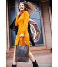 Кожаная женская сумка шоппер Бэтси темно-коричневый Crazy Horse картинка, изображение, фото
