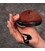 Кожаный холдер для наушников и проводов светло-коричневый картинка, изображение, фото