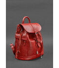 Шкіряний жіночий рюкзак Олсен червоний картинка, зображення, фото