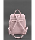 Шкіряний жіночий рюкзак Олсен рожевий картинка, зображення, фото
