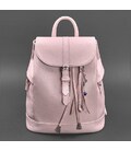 Шкіряний жіночий рюкзак Олсен рожевий картинка, зображення, фото