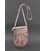 Шкіряна жіноча сумка з бахромою міні-кроссбоді Fleco рожева картинка, зображення, фото
