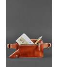 Кожаная поясная сумка Dropbag Mini светло-коричневая картинка, изображение, фото