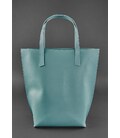 Кожаная женская сумка шоппер D.D. Бирюзовая картинка, изображение, фото