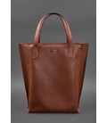Шкіряна жіноча сумка шоппер D.D. світло-коричнева картинка, зображення, фото
