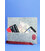 Тревел-кейс женский 1.0 из фетра с кожаными бордовыми вставками картинка, изображение, фото