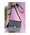 Фетровая женская бохо-сумка Лилу с кожаными черными вставками картинка, изображение, фото