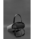 Фетрова жіноча сумка Шоппер D.D. з шкіряними чорними вставками картинка, зображення, фото