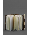 Шкіряний блокнот (Софт-бук) 3.0 темно-коричневий картинка, зображення, фото