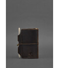 Кожаный блокнот (Софт-бук) 3.0 темно-коричневый картинка, изображение, фото