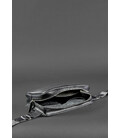 Мужская кожаная поясная сумка Dropbag Maxi черная Krast картинка, изображение, фото
