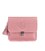 Кожаная женская бохо-сумка Лилу розовая картинка, изображение, фото