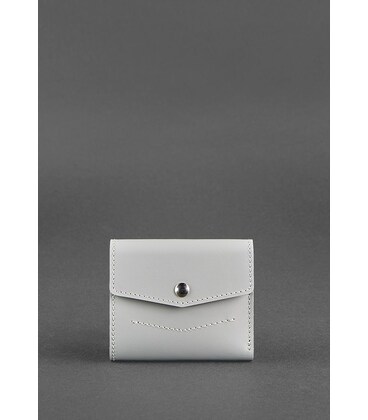 Женский кожаный кошелек 2.1 Серый картинка, изображение, фото