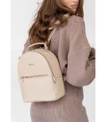 Шкіряний жіночий міні-рюкзак Kylie світло-бежевий картинка, зображення, фото