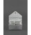 Женский кожаный кард-кейс 3.0 (Гармошка) Серый с мандалой картинка, изображение, фото