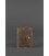 Кожаный кард-кейс 7.1 (Книжечка) темно-коричневый Crazy Horse картинка, изображение, фото