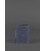Шкіряний кард-кейс 7.1 (Книжечка) синій картинка, зображення, фото