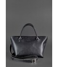 Женская кожаная сумка Midi черная картинка, изображение, фото