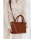 Жіноча шкіряна сумка Midi світло-коричнева картинка, зображення, фото