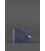Кожаное портмоне 4.3 синее картинка, изображение, фото