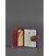 Женский кожаный кард-кейс 7.1 (Книжечка) бордовый с перьями Crazy Horse картинка, изображение, фото