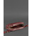 Кожаная поясная сумка Dropbag Mini Krast бордовая картинка, изображение, фото