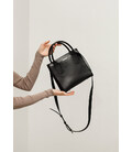 Шкіряна жіноча сумка-кроссбоді чорна Blackwood картинка, зображення, фото