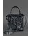 Кожаная женская сумка-кроссбоди черная Blackwood картинка, изображение, фото