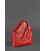 Кожаная женская сумка-косметичка Пирамида красная картинка, изображение, фото