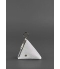Женская кожаная монетница 2.0 Пирамида белая картинка, изображение, фото