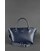 Жіноча шкіряна сумка Midi темно-синя картинка, зображення, фото