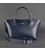 Женская кожаная сумка Midi темно-синяя картинка, изображение, фото