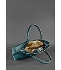 Женская кожаная сумка Midi зеленая картинка, изображение, фото