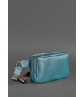 Шкіряна поясна сумка Dropbag Mini зелена картинка, зображення, фото
