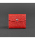 Женский кожаный кошелек 2.1 красный Saffiano картинка, изображение, фото